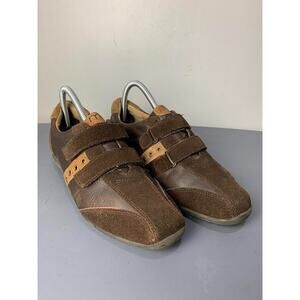 Medicus Womens Size 9 Brown Suede & Leather adjustable straps Casual Shoes